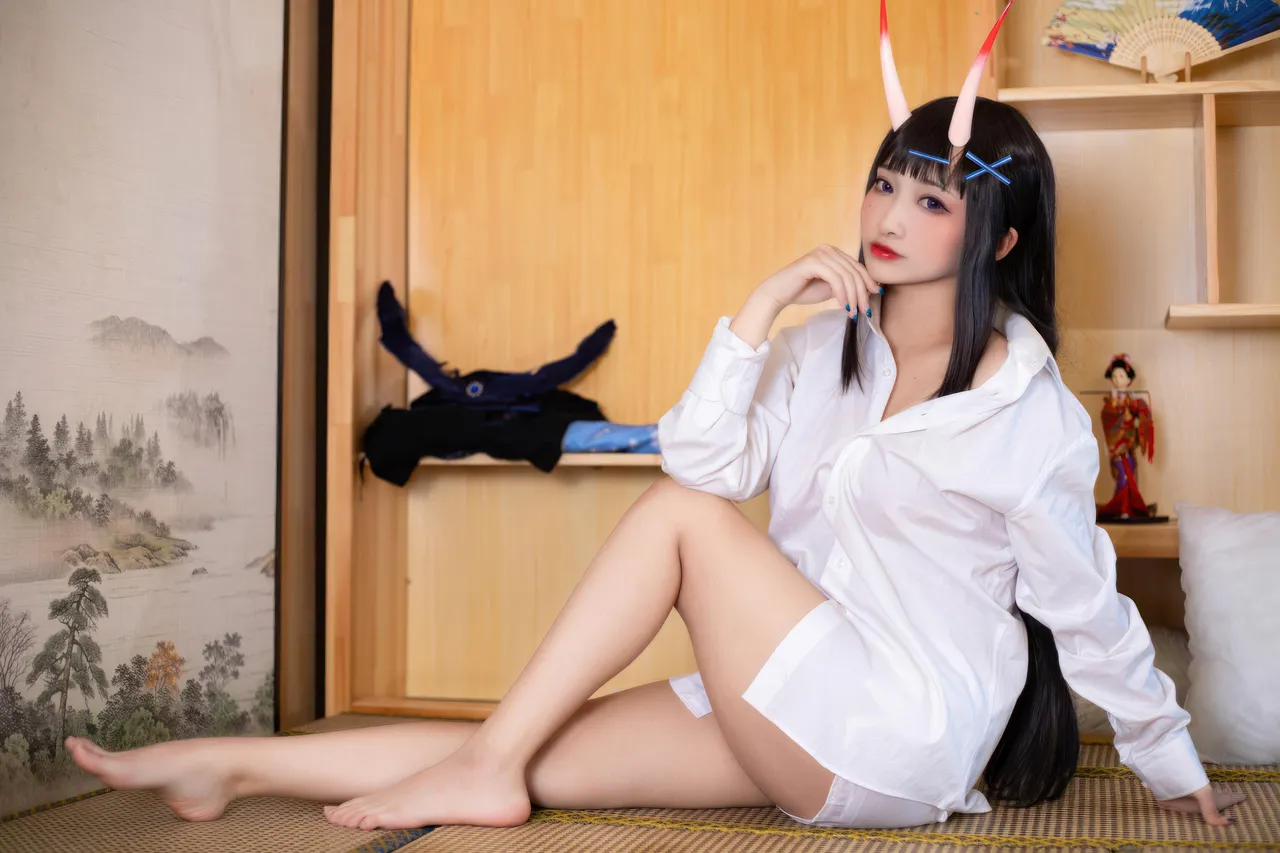 洛璃LoLiSAMA - 碧蓝航线 能代 衬衣-erohere6.webp